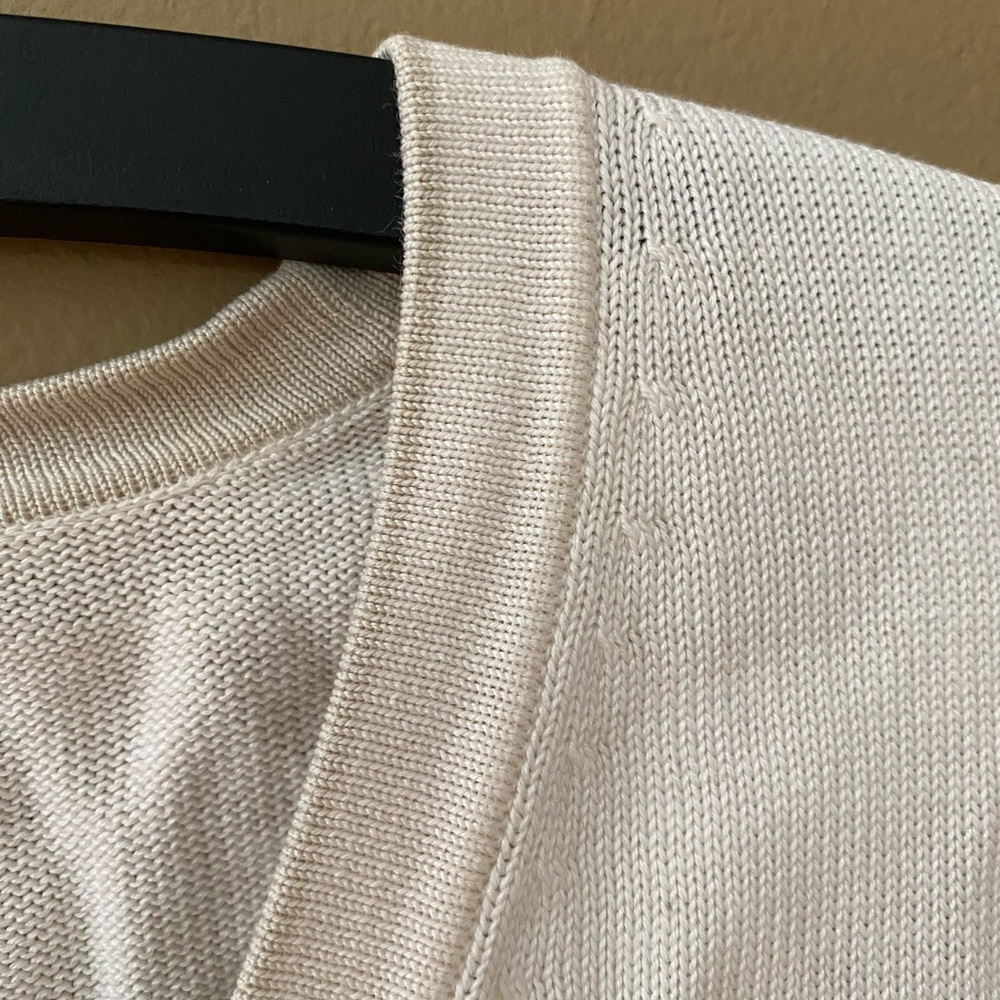 Brooks Brothers white/ beige cardigan - Picture 2 of 6